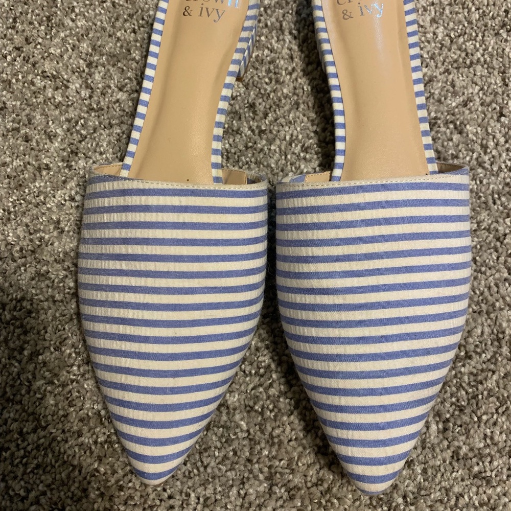 Crown and ivy slip on mules